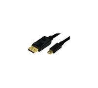 - Câble DisplayPort - Mini DisplayPort (M) pour DisplayPort (M) - 2 m - verrouillé - noir