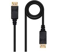 Nanocable 10.15.2300 câble DisplayPort 0,5 m Noir