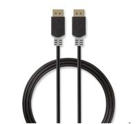 Câble DisplayPort - Nedis - 2 m - 4K - Connecteur plaqué or - Technologie 1.2