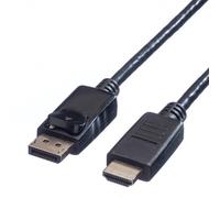 Value Câble DisplayPort vers HDMI – mâle/mâle 3 m blindé noir