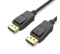 Câble Displayport Vers Displayport 3 M, Câble Dp Vers Dp Mâle Vers Mâle, Cordon Plaqué Or, Prend En Charge 4K@60Hz, 2K@144Hz Compatible Pour Lenovo, Dell, Hp, Asus Et Plus[GBP6272214]