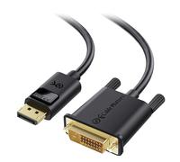 Cable Displayport Vers Dvi, 1.8M Dp Vers Dvi-D Mâle À Mâle Cordon Plaqué Or Pour Lenovo, Dell, , Asus Et Autres Marques[SHU08300]