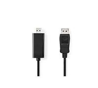 nedis câble displayport vers hdmi displayport mâle connecteur hdmi 2.0 m noir G