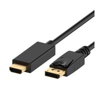 Ewent EC1432 câble vidéo et adaptateur 3 m DisplayPort HDMI Type A (Standard) Noir