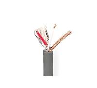 Câble DMX 110 Ohms 2x 0,23 mm² 100 m Bobine Gris