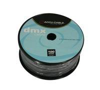 Câble DMX - AMERICAN DJ - AC-DMX3-100R - 100 mètres - 3 broches - Noir