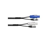 Câble DMX Hybride XLR 3 points PowerCON 1.5m - ELC CPH1.5-DMX1-PWR1