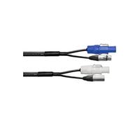 Câble DMX Hybride XLR 3 Points PowerCON 5 m - ELC CPH5-DMX1-PWR1