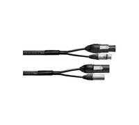 Câble DMX Hybride XLR PowerCon 2,5 mm² True1 15m - ELC CPH15-DMX15PWR125-T1