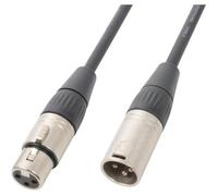 Câble DMX - PD Connex - 6 m - Prises XLR métalliques - 120 Ohm - Flexible
