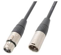 Câble DMX PD Connex - Fiche XLR 3 pôles mâle-femelle 120 ohms - Longueur 0,75 m