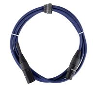 Cable DMX XLR Male Female 3 Poles Effet Lumiere PA Studio Audio Microphone 2,5m