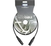 Câble DMX XLR mâle/ femelle 15 m noir LD Systems