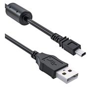 Câble Données Data de Charge USB UC-E6 / UC-E16 / UC-E17 pour Nikon Coolpix 1,5M, Compatible avec D5500 D5300 D5200 D5100 D5000 D750 D7200 D7100 D3300 DF B500 L120 L340 L810 L820 L830 L840 P510 A10