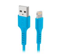 SBS TECABLEUSBIP589A câble Lightning 1 m Bleu