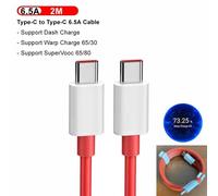 Câble D'Origine Oneplus Warp Supervooc Usb Type C 100W 80W 65W Cordon De Charge Rapide One Plus 13 11 10 Pro 9 8T Nord 5 3 Lite 2T Ce 2.Usb C To Usb C 2M.