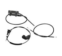 Câble d'ouverture Capot Compatible avec BMW pour X5 E53 2000 2001 2002 2003 2004 2005 2006 3 Pièces 51238403219 51238408134 Câble De Déverrouillage du Capot Moteur Avant