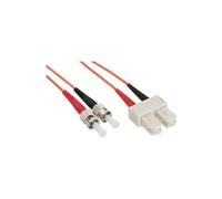 Câble duplex optique en fibre SC / ST 50 / 125µm OM2 0.5m