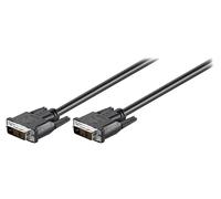 Cable DVI-D male des deux cotes 2m noir