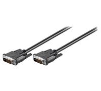Cable DVI-D male des deux cotes 2m noir