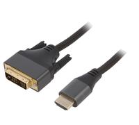 Cable DVI-D male HDMI male 1.8m noir