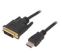 Cable DVI-D male HDMI male 4.5m noir