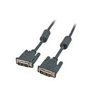Câble DVI-D SL EFB Elektronik 2m, Connecteurs DVI-D Mâle-Mâle, Résolution 1920x1200, AWG 30, Contacts Or, Blindage Magnétique, Noir, Réf: K5433.2