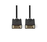 - Câble DVI - DVI-D (M) pour DVI-D (M) - 3 m - moulé, rond, vis moletées, support 2560 x 1600 (WQXGA) - anthracite