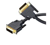 Câble DVI haute vitesse 1m, 1,8m, 2m, 3m plaqué or mâle-mâle DVI vers DVI 1080p for écran LCD, DVD, HDTV, Xbox(Left)