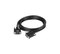 - Câble DVI - liaison double - DVI-D (M) pour DVI-D (M) - 3 m - vis moletées, contacts flashés d'or