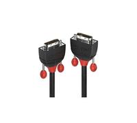 LINDY DVI Câble de raccordement Fiche mâle DVI-D 24+1 pôles, Fiche mâle DVI-D 24+1 pôles 5.00 m noir 36254 Câble DVI