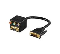 Câble DVI vers VGA et RGB Goobay