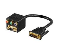 Câble DVI vers VGA et RGB Goobay