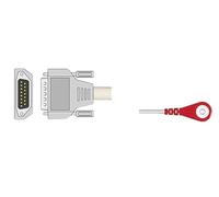 CABLE ECG PATIENT 2,2 m - banane - compatible Camina, Colson, ST, autres