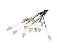 - Câble éclaté - LC/UPC multimode (P) pour LC/UPC multimode (P) - 30 m - fibre optique - 50 / 125 microns - OM4 - sans halogène, intérieur/extérieur