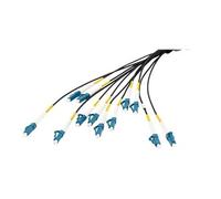 - Câble éclaté - mode unique LC/UPC (P) pour mode unique LC/UPC (P) - 150 m - fibre optique - 9 / 125 micromètres - G.657.A1/OS2 - sans halogène,