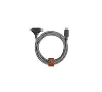 Native Union Belt Cable Duo câble USB 1,5 m USB C USB C/Lightning Noir, Blanc