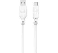 Câble Eco-conçu USB A/USB C 3A 1.2m FastCharge 15W Blanc Just Green
