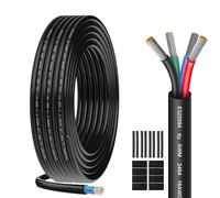 Câble électrique 16AWG 4 x 1,3mm² UL2464-5 mètres-Câble 4 conducteurs en cuivre étamé-300V-Idéal pour éclairage LED automobile,éclairage domestique et appareils extérieurs