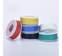 câble électrique 22/20/18AWG 60m fils étamés en Silicone Flexible 6 couleurs mélange Kit de fils électriques toronnés 16AWG 48m câble de raccordement en cuivre pour le bricolage ( Color : 1 Box 6 Roll
