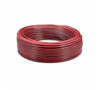 câble électrique 5-100m fil électrique 2 broches LED bande câble rouge noir 5V 12V 2 noyaux JST câble d'extension Flexible pour lampe ampoule lumière automobile ( Color : Red black , Size : 100M_18AWG