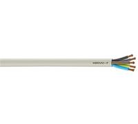 Câble électrique 5 G 1.5 mm² ho5vvf L.10 m, blanc