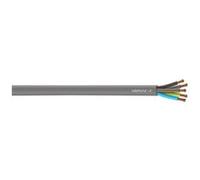 Câble électrique 5 G 2.5 mm² ho5vvf L.10 m, gris