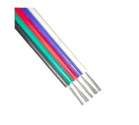 Câble électrique à 5 Broches, 5/10/20/30/50/100m, 22, 20, 18awg, Fils d'extension Flexibles for Bande Lumineuse 3528 5050 RGBW(100m,18AWG)