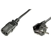 Câble électrique à contact de protection DIGITUS coudé 0,75 m