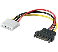 Câble Électrique/Adaptateur Électrique PC, Prise Femelle SATA Vers Prise Femelle 5, 25", 0.17m Longueur