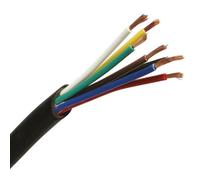 CABLE ELECTRIQUE AUTO SOUPLE 7 FILS DE 0,75 A 1,5 mm² - 7 x 0,75 mm² (75M)