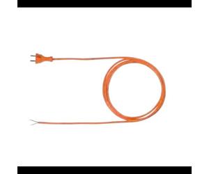 Câble électrique Bachmann 244.875 Orange 3m, 250V 16A, Connecteur Mâle Droit, 2 âmes 1mm², Diamètre 6.8mm, Gaine PUR/Caoutchouc