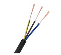 Câble électrique conducteur en cuivre, 5 mètres, 24 AWG 22 20 RVV 2/3/4/5/6/7/8 noyaux, fil à gaine souple noir(24AWG 3C 5Meter)