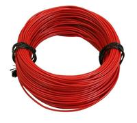 cyclingcolors Rouleau de 5 mètres fil électrique 2,5mm² cuivre rouge câble souple faisceau